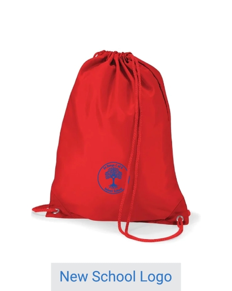 Red P.E Bag (New Logo)