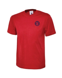 Red Embroidered T-Shirt