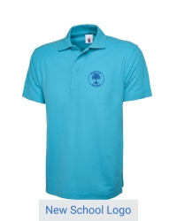 Sky Embroidered Polo Shirt (New Logo)