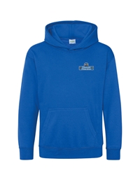 Royal Blue Embroidered Hoodie 