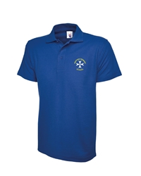 Royal Blue Embroidered Polo Shirt 