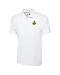 White Embroidered Polo Shirt 