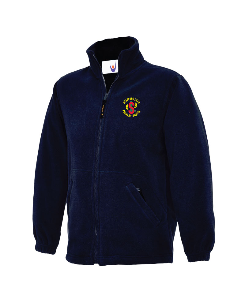 Navy Embroidered Fleece #SLP005 - - Stafford Leys Community Primary ...