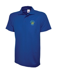 Royal Blue Embroidered Polo Shirt 